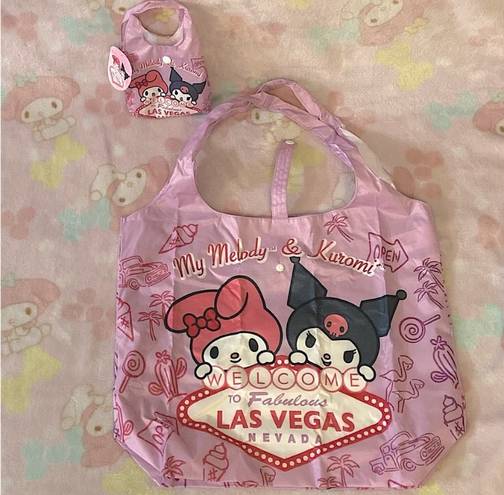 Sanrio My Melody & Kuromi Authentic  “Las Vegas” tote & mini tote, bag set (NEW)