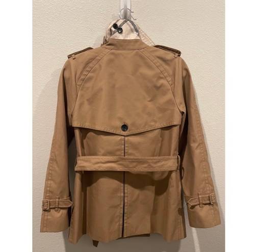 Coach Short Trench Tan Coat