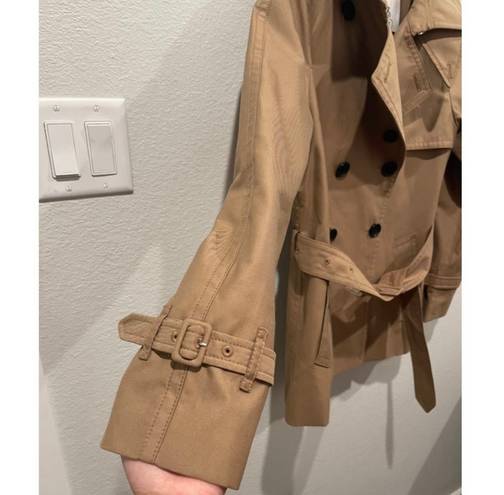 Coach Short Trench Tan Coat