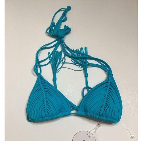 PilyQ  Isla triangle bikini top. Small. NWT