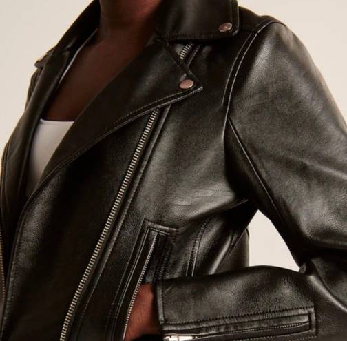 Abercrombie & Fitch Vegan Leather Jacket