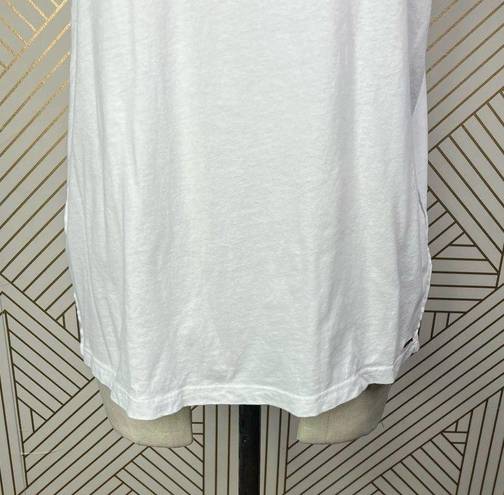 n:philanthropy  Verbena Stripe Shoulder T-Shirt in White Size US Medium