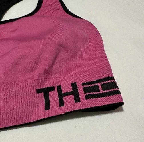 Tommy Hilfiger  Reversible Sports Bra Sz Extra Small XS Pink / Black