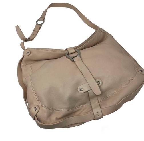 DKNY  peach/nude leather shoulder bag