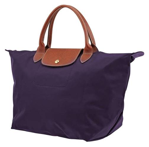 Longchamp Purple Le Pliage Tote