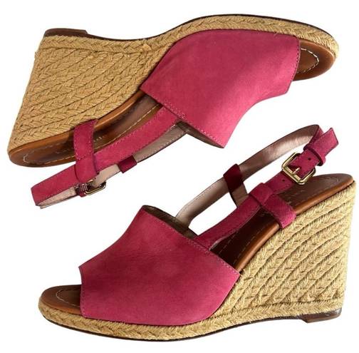 Kate Spade  Espadrille Wedge Sandals Pink 10