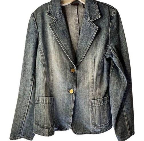 NY Jeans Vintage  Denim Blazer