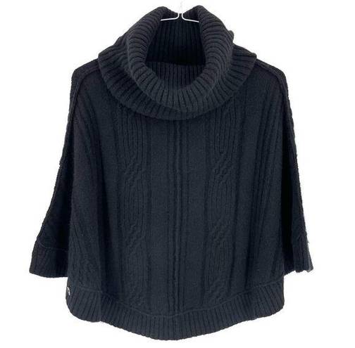 All Saints Marquis Pullover Heavy Knit Lambs Wool Sweater Shrug Poncho