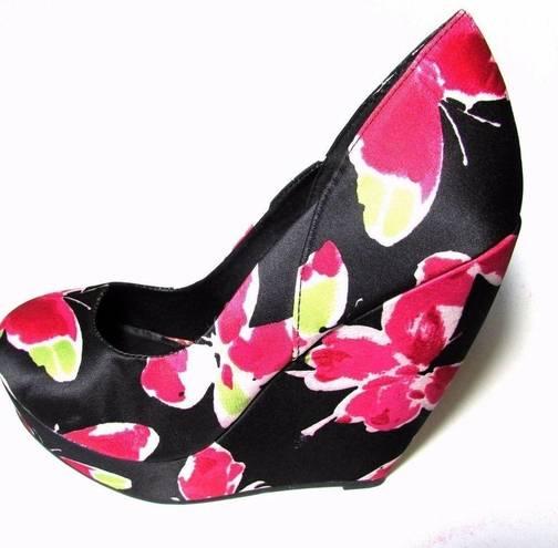 Elle  Jessica Satin Butterfly Wedges