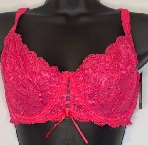 Frederick's of Hollywood  Pink Lace Bra