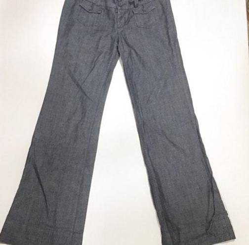 Lucky Brand Manhattan  Wide Leg Trouser Jeans 4/27