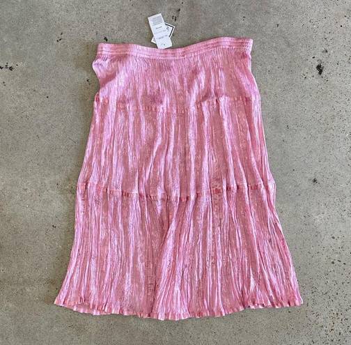 Vintage Bumble Gum Pink Maxi Skirt Size XL