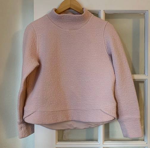 Calia by Carrie Calia Cloud Pink Mock Neck Pullover