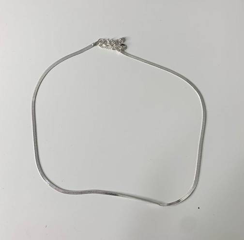 Madewell  Herringbone Chain Necklace Silver