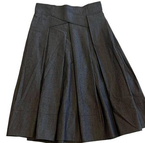 Donna Karan  Black Box Pleated Skirt Sz 6