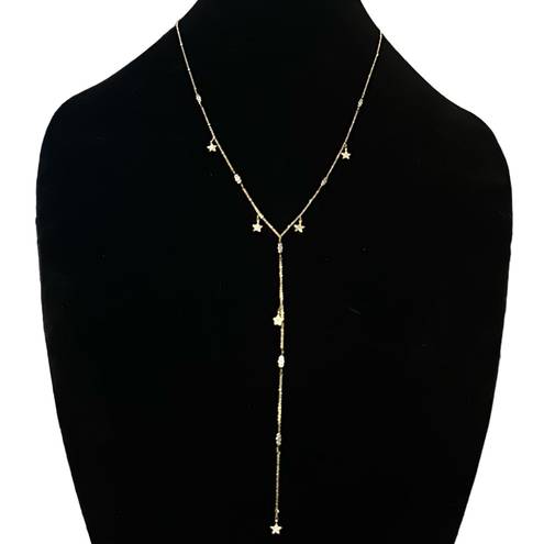 The Loft Vintage Dainty Star Charms Y Necklace 