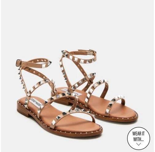 Steve Madden  Studded Sandal - Travel Tan Size 8.5