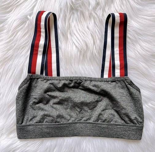 Tommy Hilfiger Colorblock Logo Spellout Strap Bralette XS