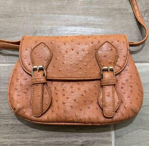 Boho western satchel crossbody purse bag in brown