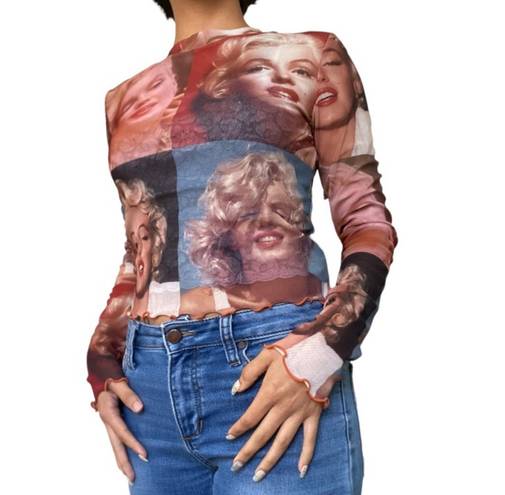 Marilyn Monroe NWOT  Mesh Top