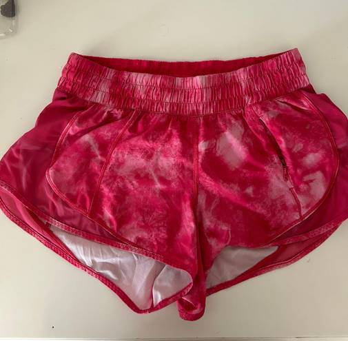 Lululemon Limited edition  Pink Hotty Hot Shorts