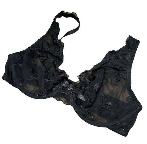 Felina  Lingerie Sheer Black Bra