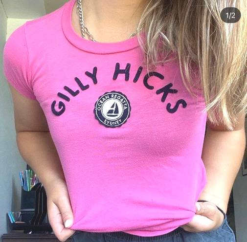 Gilly Hicks Pink  Tee