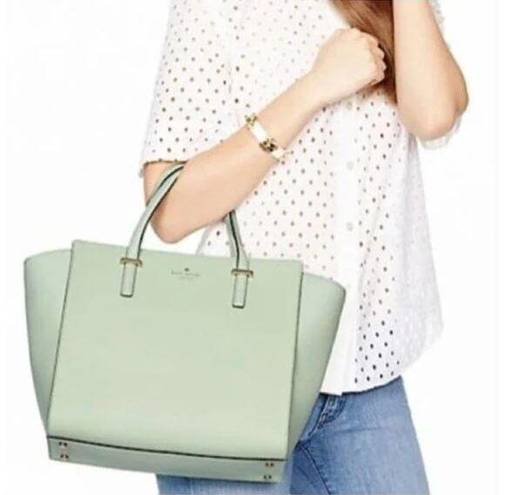 Kate Spade  New York Cedar Street Hayden Mint Satchel Tote Shoulder Bag Handbag