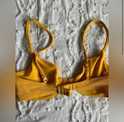 Abercrombie & Fitch XS Yellow Bikini Top and Bottom Set