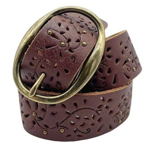 Coldwater Creek  Belt Boho Studded Leather Belt Women’s Size Medium