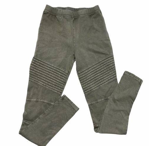 BP  NWT Sarma Moto Leggings Olive XS