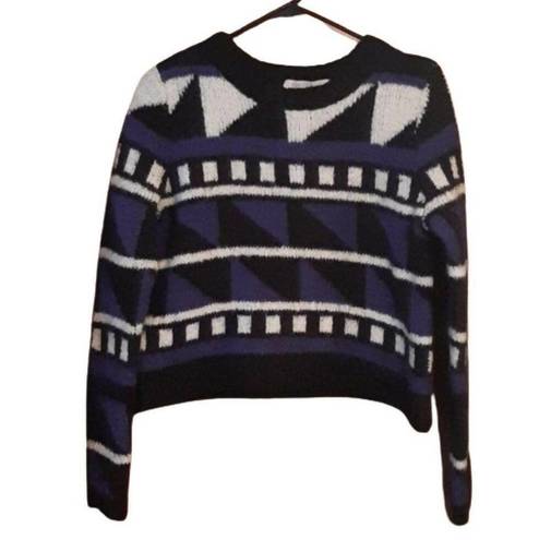 Hunter Bell  Jasmine Cropped Wool Blend Sweater