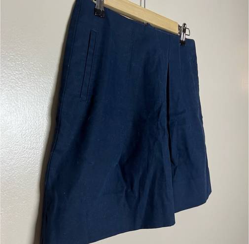 J.Crew SALE! Navy  Pleated Mini Skirt Size 2 NWOT