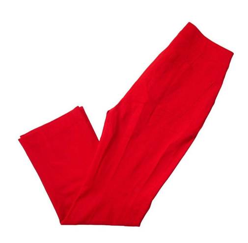 Spanx NWT  20367R Polished Kick Flare in True Red Pull-on Crop Pants 2X