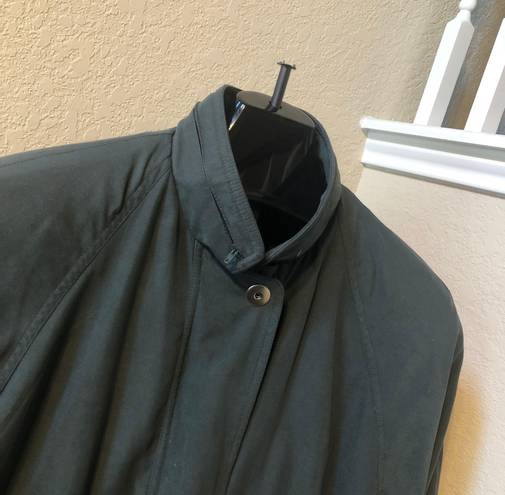 London Fog olive microfiber jacket sz medium