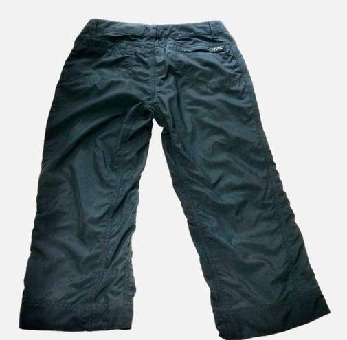 The Mountain  Khakis Size 2 Hiking Pants Capri Blue Gorpcore Adventure Outdoors