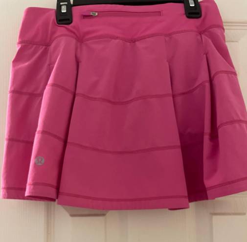 Lululemon Pace Rival Skirt Tall Sonic Pink