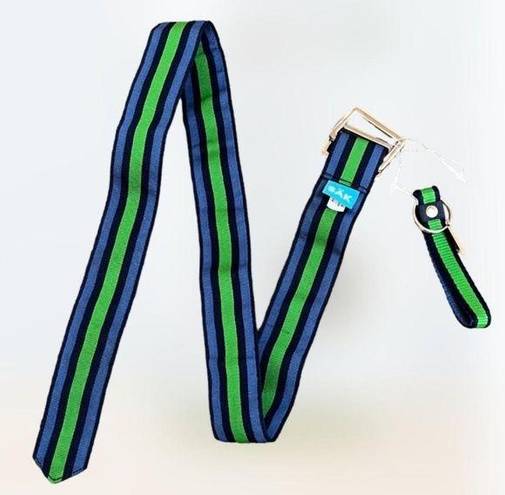 The Sak NWOT  "missy" striped blue, navy, green, and silver belt OS