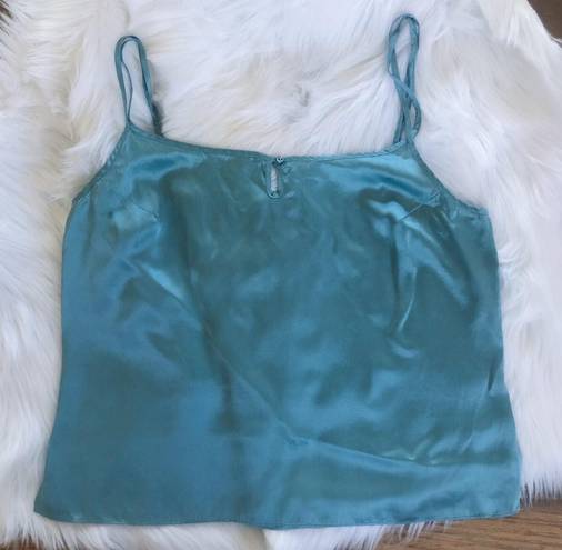 Tommy Bahama Tommy Light teal silk cami 