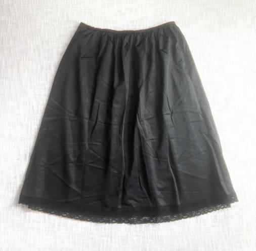 Vintage Slip Skirt Black Size M