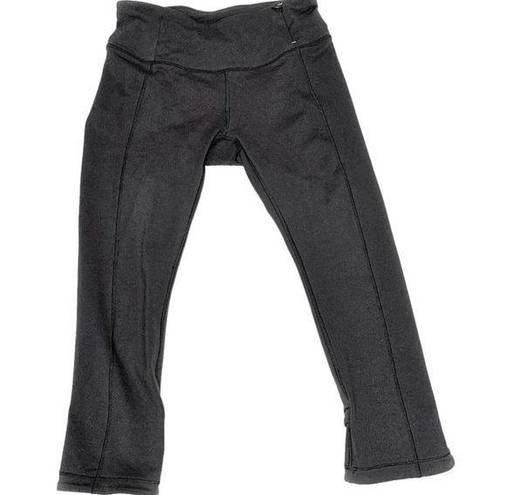 CALIA by Carrie Underwood Black Athletic Crop Capri Legging Small