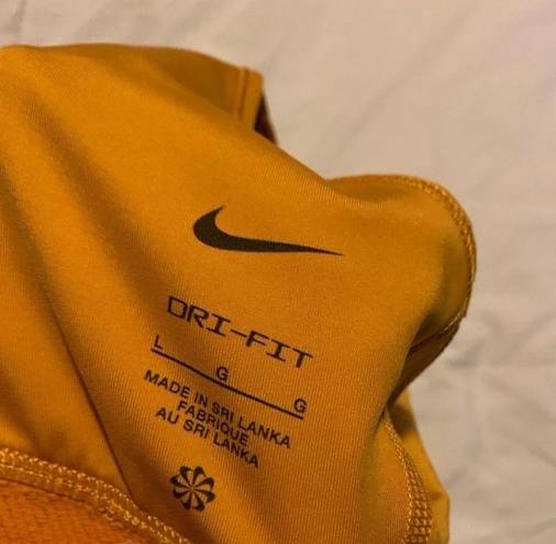 Nike Yellow  Sports Bra