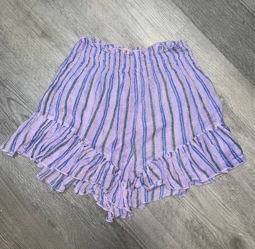 Free People Striped Shorts