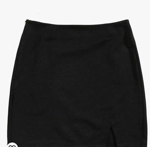 Amazon black mini skirt 