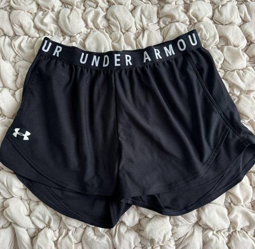 Under Armour Under Armor Black Loose-Fit Shorts