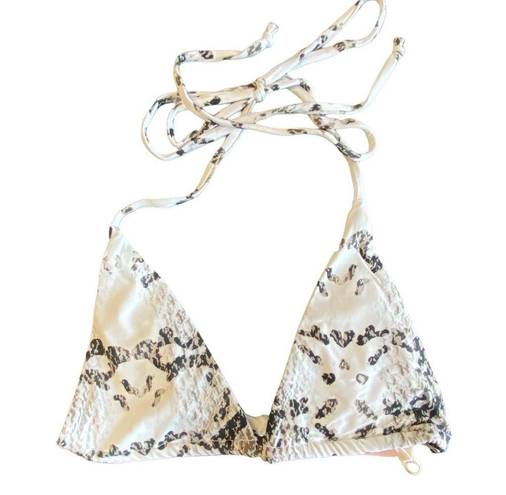 Chloe Rose  bikini top snake print size small