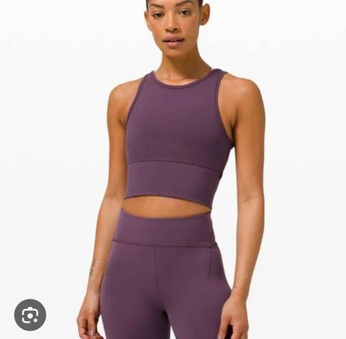 Lululemon purple  power pivot tank