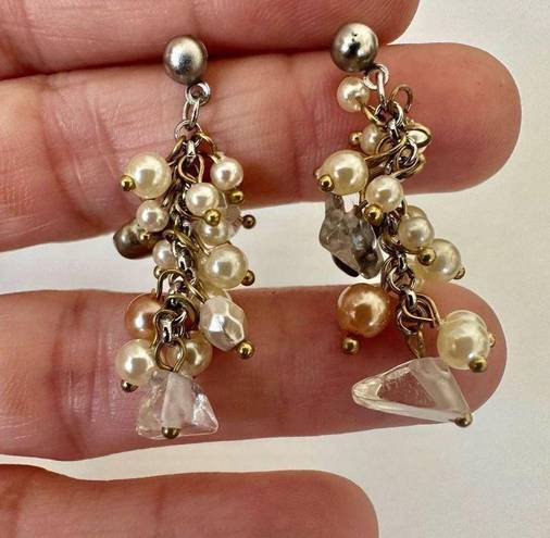 Coldwater Creek  pearly cluster earrings