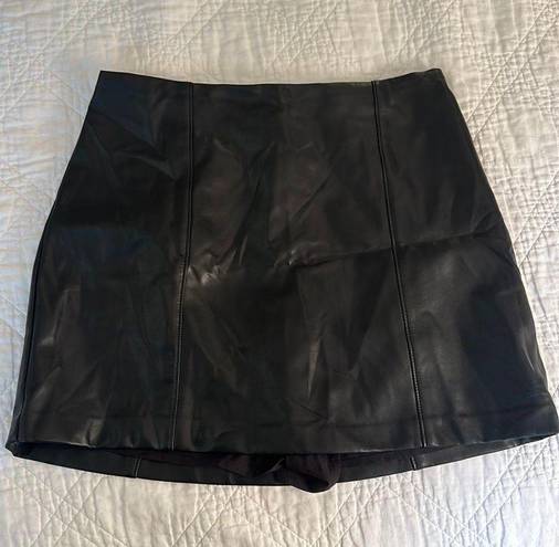 Abercrombie & Fitch Leather Skirt