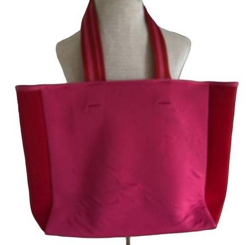 Summersalt  Womens Beach Tote Neoprene Pink Red Large 15 x 13 x 5